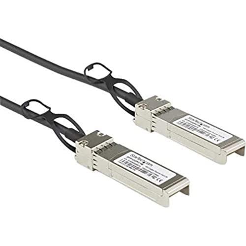 StarTech.com SFP+ Kabel (3 m, 10 GbE, Dell EMC DAC-SFP-10G-2M kompatibles SFP+ Kabel, Passives Kupfer DAC Kabel, Mini-GBIC) von StarTech.com