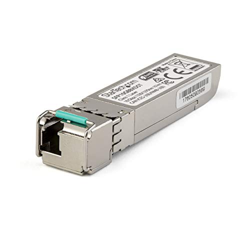 StarTech.com SFP10GBX10DS Transceiver Modul (Dell EMC SFP-10G-BX10-D kompatibel, 10 Gbit/s, 10km, Single Mode, Downstream Mini-GBIC) von StarTech.com