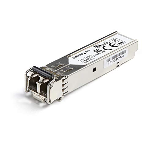 StarTech.com SFP1GZXEMCST Transceiver Modul (SFP Module, 1000Base-ZX Dell EMC kompatibel, Glasfaser, 1310nm, LC Single Mode mit DDM) von StarTech.com