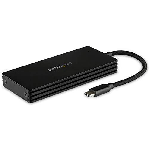 StarTech.com SM21BMU31CI3 Speicherlaufwerksgehäuse M.2 SSD Gehäuse Schwarz von StarTech.com