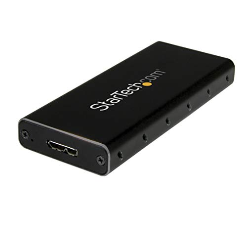 StarTech.com SSD Festplattengehäuse für M.2 Festplatten - USB 3.1 Type C - NGFF - USB C Kabel - USB 3.1 Case auf M2 Adapter von StarTech.com
