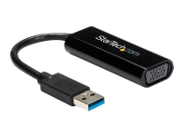 StarTech.com Slim USB 3.0 auf VGA Multi Monitor Adapter - Externer Video Adapter mit 1920x1200 / 1080p, 3.2 Gen 1 (3.1 Gen 1), USB Typ-A, VGA-Ausgang (D-Sub), 1920 x 1200 Pixel von StarTech.com
