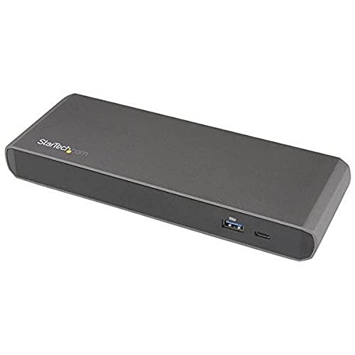 StarTech.com TB3DK2DPWUE Thunderbolt 3 Dockingstation (geeignet für Laptops, nur Windows, mit Dual 4k Video, inkl. TB Kabel) von StarTech.com