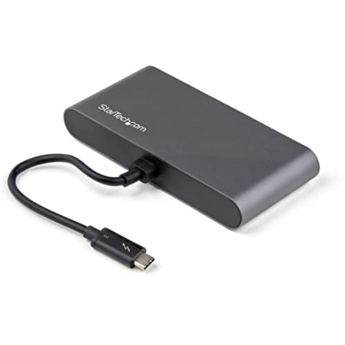 StarTech.com Thunderbolt 3 Mini Dock - Mobile TB3-Dockingstation mit dual Monitoren, HDMI 4K 60 Hz - GbE von StarTech.com