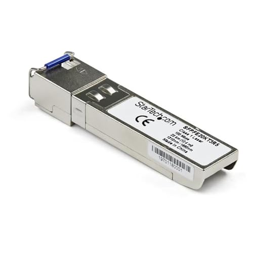 StarTech.com Transceiver Modul (Juniper SFP-FE20KT15R13 kompatibles SFP Module, 100 Mbps, 20km, Single Mode, Mini-GBIC) von StarTech.com