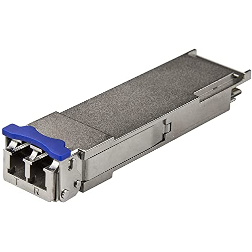 StarTech.com Transceiver Modul (QSFP Module, 40GBase-LR4 Extreme Networks komp., Glasfaser, LC Single Mode mit DDM) von StarTech.com