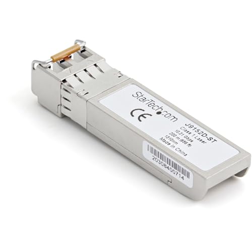 StarTech.com Transceiver Modul (SFP+ Module, 10GBase-LRM HP kompatibel, Glasfaser, 1310 nm, LC Multimode mit DDM) von StarTech.com