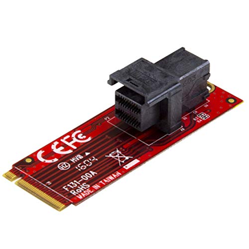 StarTech.com U.2 (SFF-8643) auf M.2 PCI Express 3.0 x4 Adapterkarte für 2,5" U.2 NVMe SSD - M2 PCIe Adapter - U.2 Laufwerksadapter von StarTech.com