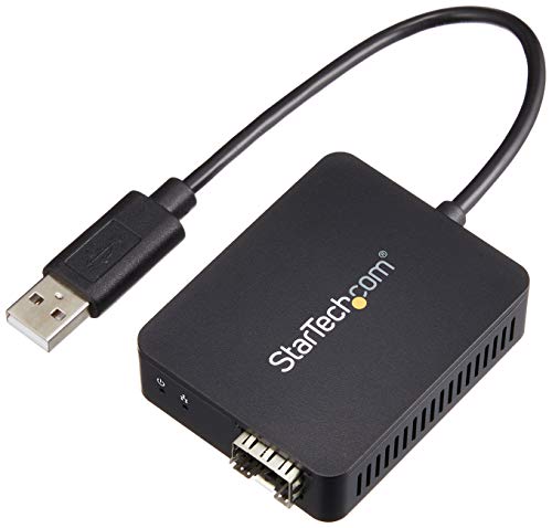 StarTech.com USB 2.0 auf LWL Konverter - Offener SFP - USB 2.0 100Mbit/s Ethernet Netzwerk Adapter - Windows / Mac / Linux - SFP Adapter von StarTech.com