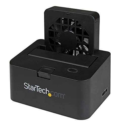StarTech.com USB 3.0/ eSATA Dockingstation für SATA Festplatten, 2,5/3,5 Zoll HDD / SSD Docking Station mit UASP und Lüfter von StarTech.com
