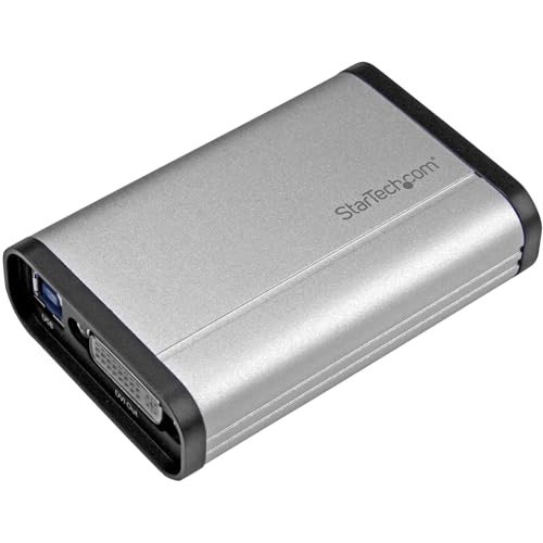 StarTech.com USB 3.0 Capture- / Aufzeichnungsgerät für High-Performance DVI Video - 1080 60FPS - Aluminium - Kompakt HD Video Rekorder von StarTech