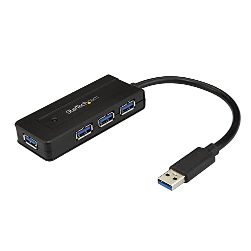 StarTech.com USB 3.0 Hub 4 Port - mit Ladeanschluss - inkl. Netzteil - USB Port Erweiterung - USB Splitter von StarTech.com