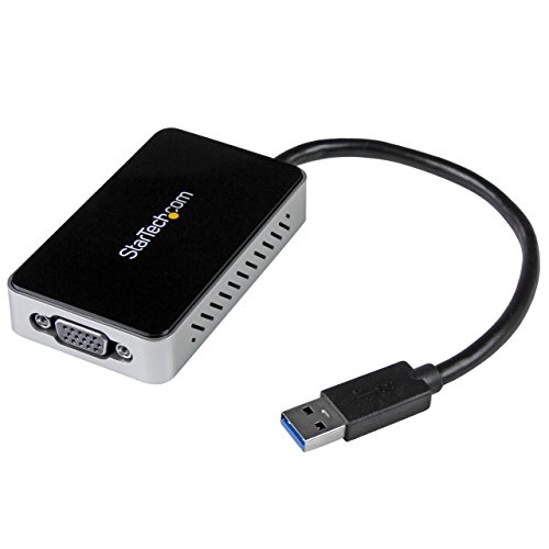 StarTech.com USB 3.0 SuperSpeed auf VGA Multi Monitor Adapter, Externe Grafikkarte mit 1 Port USB Hub, 1920x1200 von StarTech.com