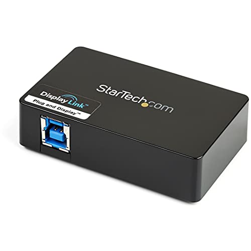 StarTech.com USB 3.0 auf HDMI / DVI Adapter - Max. Bildauflösung 2048x1152 - Externe Video und Grafikkarte - Adapter für zwei Erweiterte Monitore - Unterstützt ChromeOS, Mac & Windows (USB32HDDVII) von StarTech.com