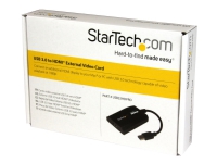 StarTech.com USB 3.0 auf HDMI Adapter - DisplayLink zertifiziert - 1080p (1920x1200) - USB-A auf HDMI Display Adapter Konverter für Monitor - Externe Monitor Grafikkarte - Windows / Mac, 3.2 Gen 1 (3.1 Gen 1), USB Typ-A, HDMI-Ausgang, 1920 x 1200 Pixel von StarTech.com