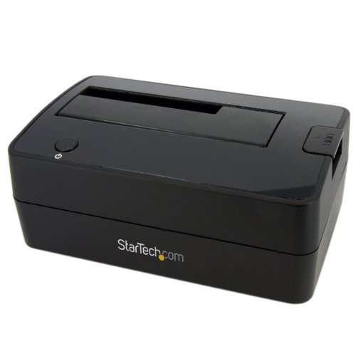 StarTech.com USB 3.0 auf SATA Festplatten Dockingstation, USB 3.0 (5 Gbit/s) Festplatten Dock, Externe 2.5/3.5" SATA I/II/III HDD/SSD Dockingstation, Top-Loading Festplattenschacht (SATDOCKU3S) von StarTech.com