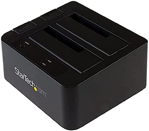 StarTech.com USB 3.1 (10 Gbit/s) Dual-bay Festplatten Dockingstation für 2,5" (6,4cm) / 3,5" (8,9 cm) SATA SSD / HDD mit UASP von StarTech