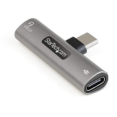 StarTech.com USB-C Audio- und Ladeadapter - USB-C Audio-Kopfhörer-/Headset-Anschluss und 60W PD für Handy/Tablet/Laptop (CDP2CAPDM) von StarTech.com