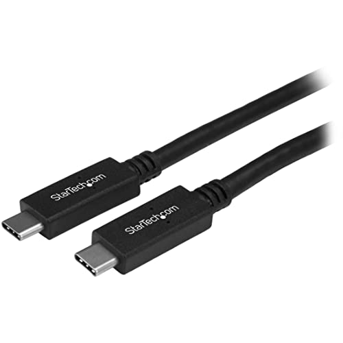 StarTech.com USB-C Kabel mit Power Delivery (3A) - St/St - 2m - USB 3.0 - Zertifiziert - USB 3.0 Typ C Kabel - USB 3.1 Gen1 (5Gbit/s) von StarTech.com