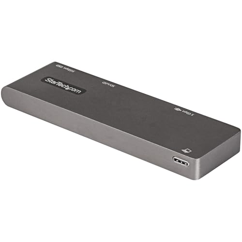 StarTech.com USB-C Multiport Adapter für MacBook Pro/Air - USB-C auf 4K HDMI, 100W Power Delivery Pass-Through, SD/MicroSD, 2 Port USB 3.0 Hub - Portable USB-C Mini Dock (DKT30CMHSDPD) von StarTech.com