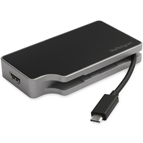 StarTech.com USB-C Multiport Adapter mit HDMI und VGA - 95W USB PD - Mac / Windows / Chrome - 4K - 1xA - GbE - Mobiler USB-C Adapter von StarTech.com