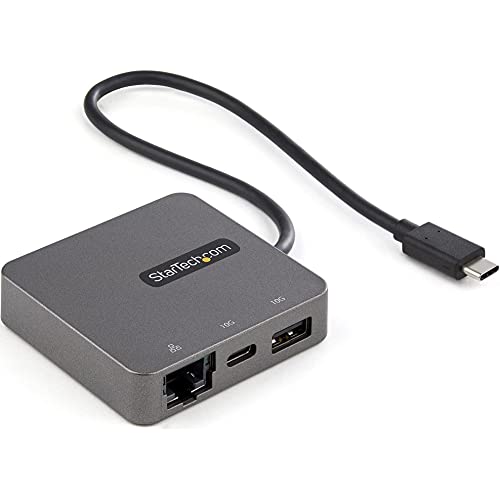 StarTech.com USB C Multiport Adapter mit HDMI und VGA - Mac / Windows / Chrome / Android - USB-C & A Ports - Mobiler USB-C Adapter (DKT31CHVL) von StarTech.com