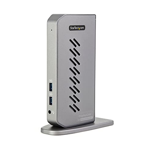 StarTech.com USB-C USB-A-Dock - Hybrid Universal USB 3.0 Dockingstation für USB-C- oder USB-A-Laptop - Dual-Monitor 4K 60Hz HDMI/DisplayPort (DK30A2DHUUE) von StarTech.com