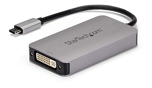 StarTech.com USB-C auf DVI-Adapter - Dual-Link-Konnektivität - USB-Typ-C zu Dual-Link-DVI-Aktivvideokonverter - 2560x1600 (CDP2DVIDP) von StarTech.com