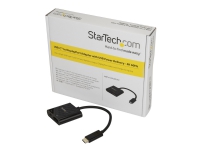 StarTech.com USB-C auf DisplayPort Adapter mit Power Delivery - 4K 60Hz HBR2 - USB-C auf DP 1.2 Alt Mode Videoadapter mit 60W PD Pass-Through Laden - Thunderbolt 3 Kompatibel, USB Typ-C, DisplayPorts ausgang, 3840 x 2160 Pixel von StarTech.com