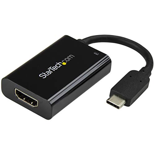 StarTech.com USB-C auf HDMI Adapter mit USB Stromversorgung - USB Typ C zu HDMI Konverter für Computer mit USB C - 4K 60Hz von StarTech.com