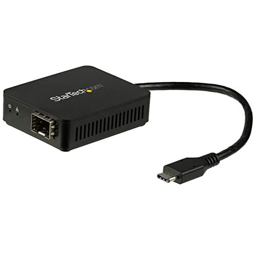 StarTech.com USB-C auf LWL Konverter - Offener SFP - USB 3.0 Gigabit Ethernet Netzwerk Adapter - 1000BASE-SX/LX - Windows / Mac / Linux von StarTech.com