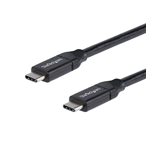 StarTech.com USB-C auf USB-C Kabel mit 5A Power Delivery - St/St - 2m - USB 2.0 - USB-IF zertifiziert - USB Typ C Kabel (USB2C5C2M) von StarTech.com
