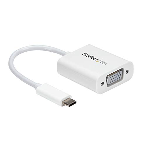 StarTech.com USB-C auf VGA Adapter - USB Typ-C zu VGA Video Konverter - Weiß von StarTech.com
