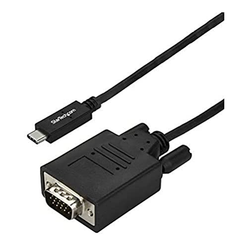 StarTech.com USB-C auf VGA Kabel 3m - USB Typ C zu VGA - 1920 x 1200 - Schwarz von StarTech.com