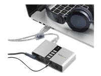 StarTech.com USB Soundbox 7.1 Adapter - externe USB Soundkarte mit SPDIF Didital Audio, 7.1 Kanäle, 16 Bit, USB von StarTech.com