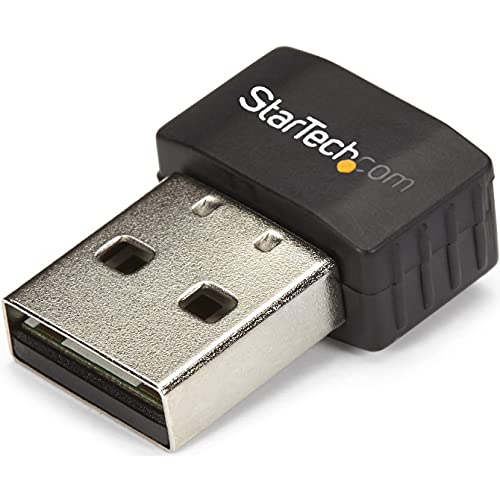 StarTech.com USB WiFi Adapter - AC600 - Dual-Band Nano Wireless Adapter - 1T1R 802.11ac Wi-Fi Adapter - 2.4GHz / 5GHz von StarTech.com