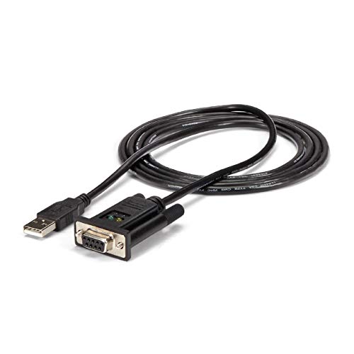 StarTech.com USB auf Seriell RS232 Adapter - DB9 Seriell DCE Adapter Kabel mit FTDI - Null Modem - USB 1.1 / 2.0 - USB Busbetrieben (ICUSB232FTN) von StarTech.com