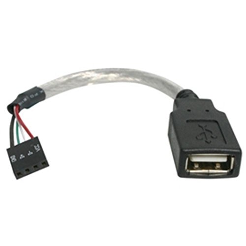 StarTech.com USBMBADAPT - 6in USB 2.0 Cable - USB A Female to USB Motherboard 4 Pin Header F/F von StarTech.com