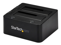 StarTech.com Universal Festplatten Dockingstation - USB 3.0 mit UASP, HDD, SSD, Parallel ATA (IDE), SATA, Serial ATA II, Serial ATA III, 2.5,3.5 Zoll, 6 TB, USB 3.2 Gen 1 (3.1 Gen 1) Type-B, 5 Gbit/s von StarTech.com