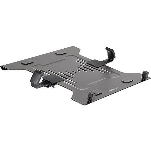 StarTech.com VESA Laptop Halterung - Monitorarm Laptop Ablage/Adapter für Notebooks bis 4.5kg - 75x75 & 100x100 VESA Muster - Laptophalter/Ablagefach für Monitor- Ärme/Halterungen (Laptop-ARM-Tray) von StarTech.com