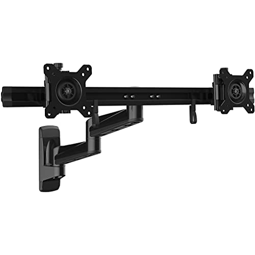 StarTech.com Wandmontage Dual Monitorarm - Drehbar - Zweifach Monitorhalter - Für zwei 15" bis 24" Monitore - VESA Halterung - Stahl von StarTech.com