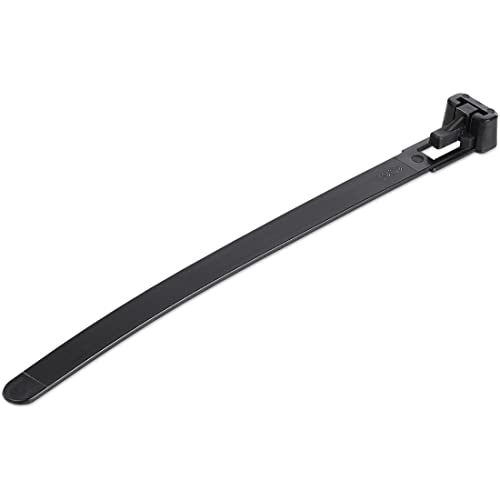 StarTech.com Wiederverwendbare Kabelbinder, 12 cm, 7 mm breit, 30 mm Bündeldurchmesser, 22 kg, lösbare Nylonbinder, für Innen- und Außenbereich, 94 V-2/UL-gelistet, 100 Stück, Schwarz, TAA StarTech.com Wiederverwendbare Kabelbinder, 12 cm, 7 mm breit, 30 mm Bündeldurchmesser, 22 kg, lösbare Nylonbinder, für Innen- und Außenbereich, 94 V-2/UL-gelistet, 100 Stück, Schwarz, TAA von StarTech