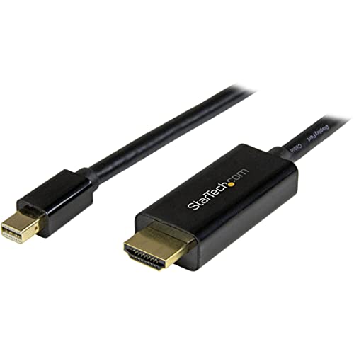 StarTech.com1m Mini-DisplayPort auf HDMI-Kabel - Computer-Monitor-Kabel - 4k HDMI-Kabel - HDMI-2.0-Kabel - Mini-DP auf HDMI-Kabel - mDP auf HDMI-Kabel (MDP2HDMM1MB) von StarTech.com