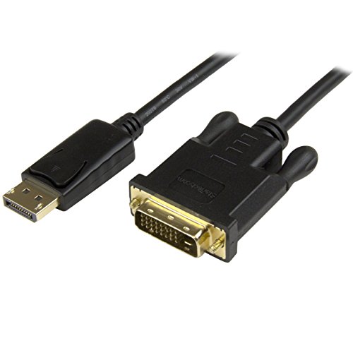 Startech.com DisplayPort-auf-DVI-Kabel - Computer-Monitor-Kabel - DP-auf-DVI-Kabel - DisplayPort zu DVI kabel - DisplayPort zu DVI kabel - DisplayPort-Kabel - 91 cm - 1920 x 1200 (DP2DVI2MM3) von StarTech.com