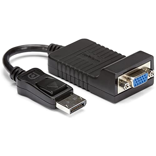 Startech.com DisplayPort-auf-VGA-Adapter – 1920 x 1200 – DisplayPort VGA konverter - DisplayPort-auf-VGA-Aktivadapter – Plug and Play DisplayPort-auf-VGA-Anschluss - DisplayPort VGA adapter (DP2VGA) von StarTech.com