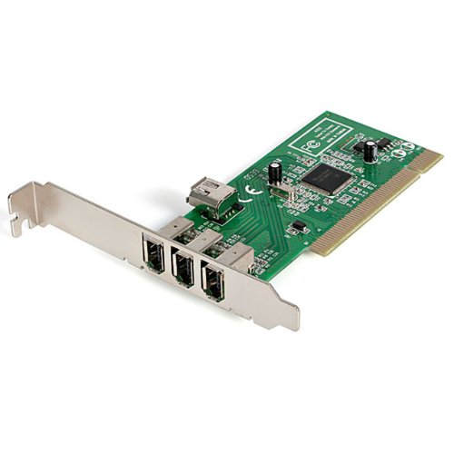 StarTech.com 4 Port 1394a FireWire PCI Schnittstellenkarte - 3x Firewire 400 extern 1x Firewire 400 intern von StarTech