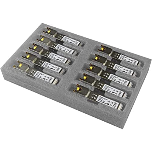 StarTech.com Gigabit RJ45 Kupfer SFP Transceiver Modul, Cisco GLC-T kompatibel, 1000Base-T, Mini-GBIC, 10er Pack StarTech.com Gigabit RJ45 Kupfer SFP Transceiver Modul, Cisco GLC-T kompatibel, 1000Base-T, Mini-GBIC, 10er Pack von StarTech