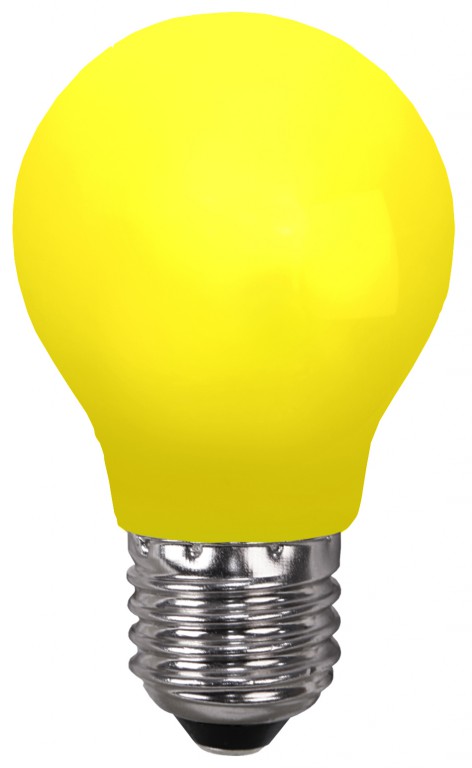 Decoline - LED Leuchtmittel - E27 - 0,7W LED - Gelb von StarTrading