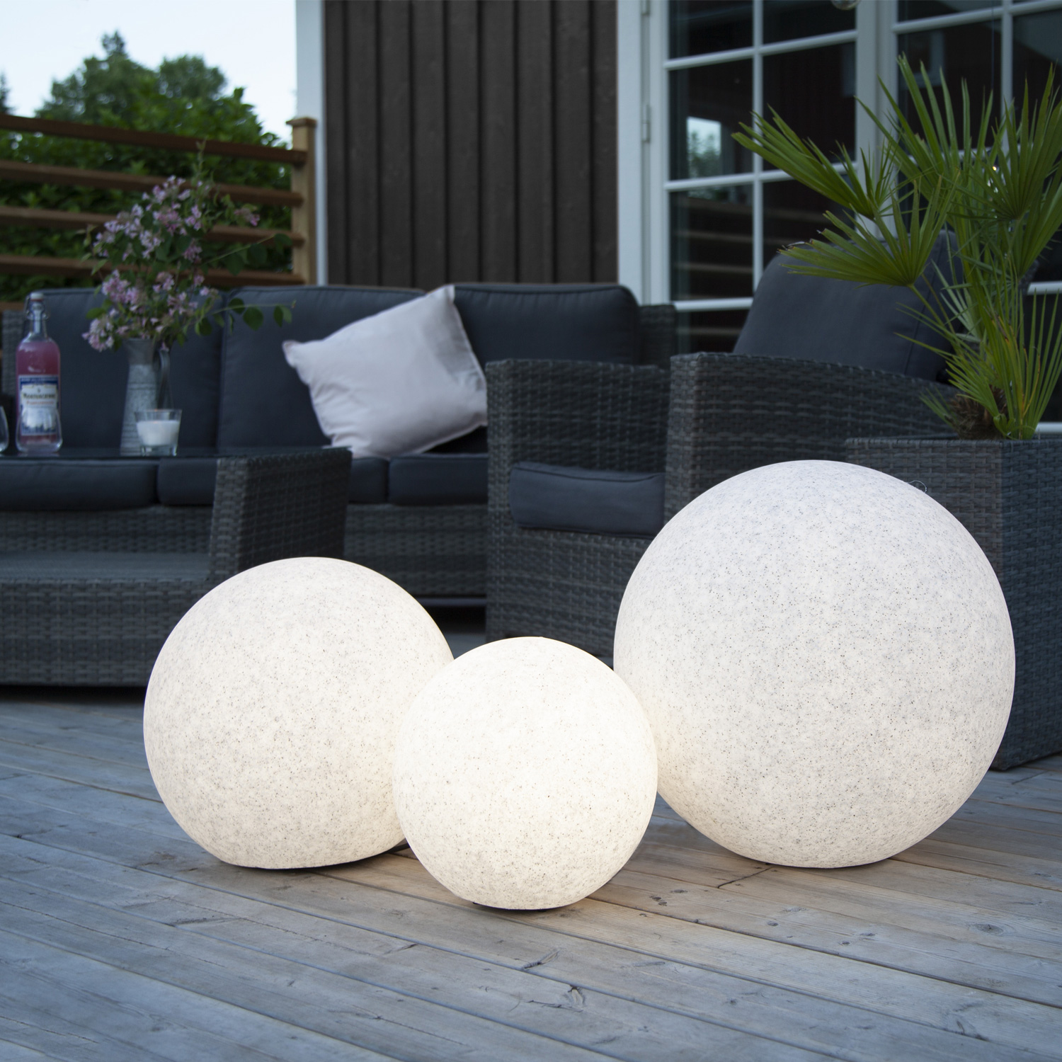 Gartenkugel STONE - Erdspieß - H: 48cm - D: 50cm - Fassung E27 - Ka... Gartenkugel STONE - Erdspieß - H: 48cm - D: 50cm - Fassung E27 - Ka... von StarTrading