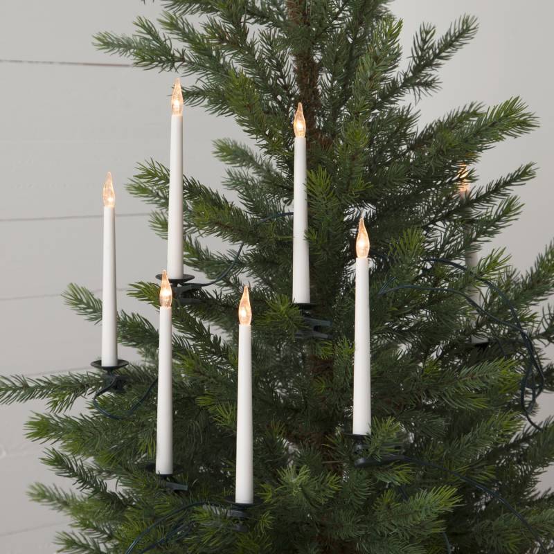 LED Kerzenlichterkette - Baumkerzenkette - 25 warmweiße LED - H: 18... von StarTrading